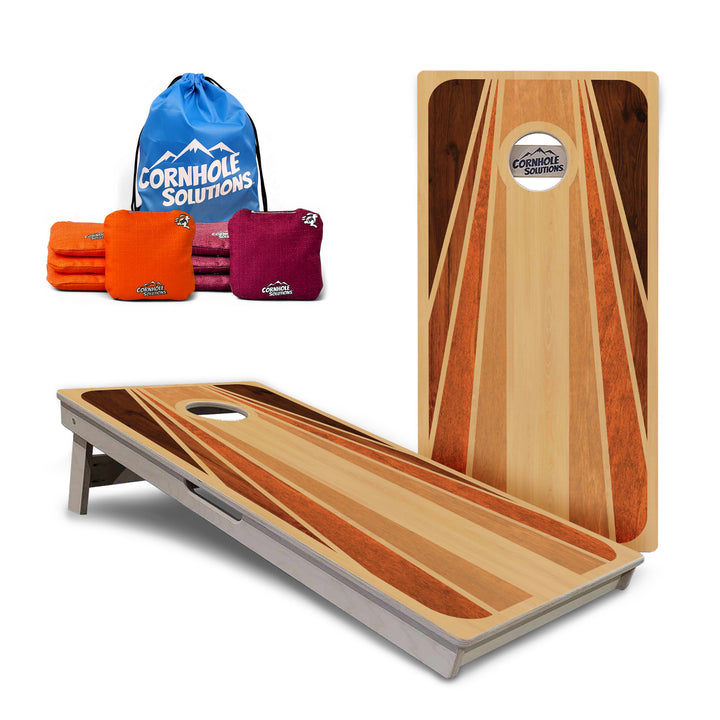 Holiday Special - Retro Wood Cornhole Boards - Professional Tournament Series