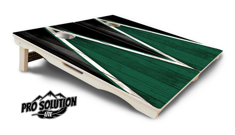 Pro Solution Elite - Team Color Triangle Design Options - Professional Tournament Cornhole Boards 3/4" Baltic Birch - Zero Bounce Zero Movement Vertical Interlocking Braces for Extra Weight & Stability +Double Thick Legs +Airmail Blocker