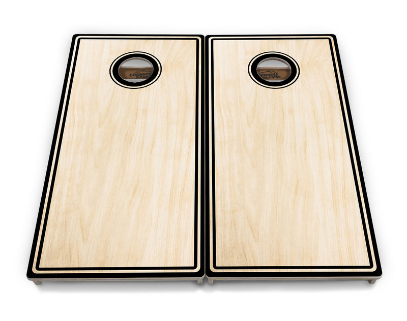 Tournament Boards - Pinstripe Design Options - Professional Tournament 2'x4' Regulation Cornhole Set - 3/4″ Baltic Birch + UV Direct Print + UV Clear Coat