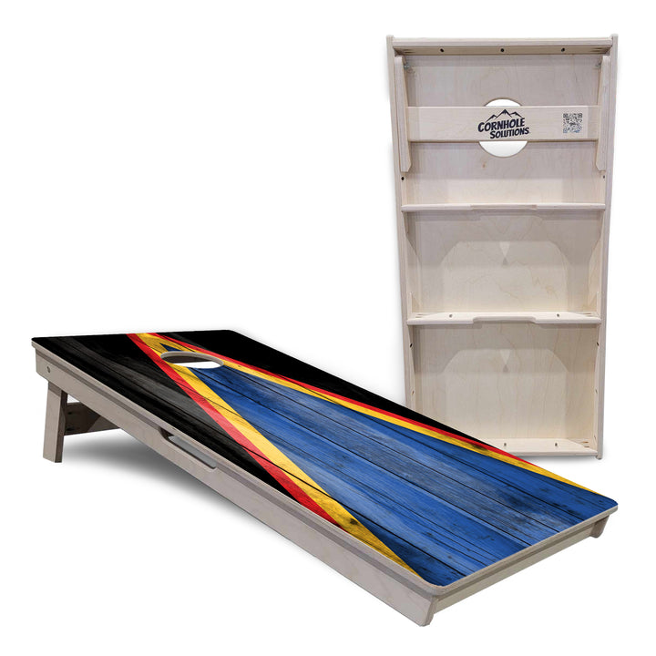 Team Color Triangle Cornhole Boards - Professional Tournament Series