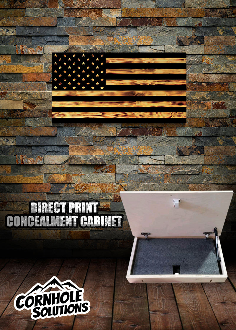 Concealment Cabinets - Small - Custom Printed - UV Direct Printed - High Quality Material 3/4" thick! Approx: 13"x25" Plain Edges