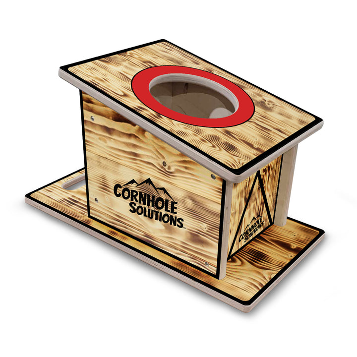 Airmail Solution - Burnt CS Logo - Professional Airmail Box - UV Printed - 3/4" Baltic Birch
