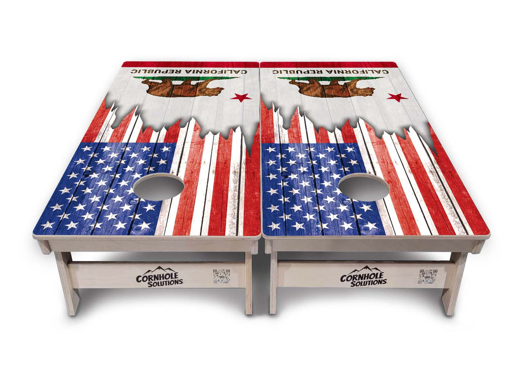 State Flags Alabama to Georgia Cornhole Boards - Professional Tournament Series