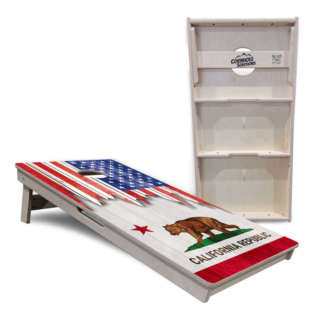 State Flags Alabama to Georgia Cornhole Boards - Professional Tournament Series