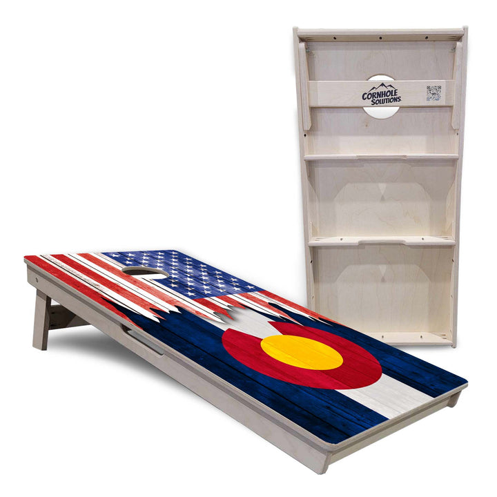 State Flags Alabama to Georgia Cornhole Boards - Professional Tournament Series
