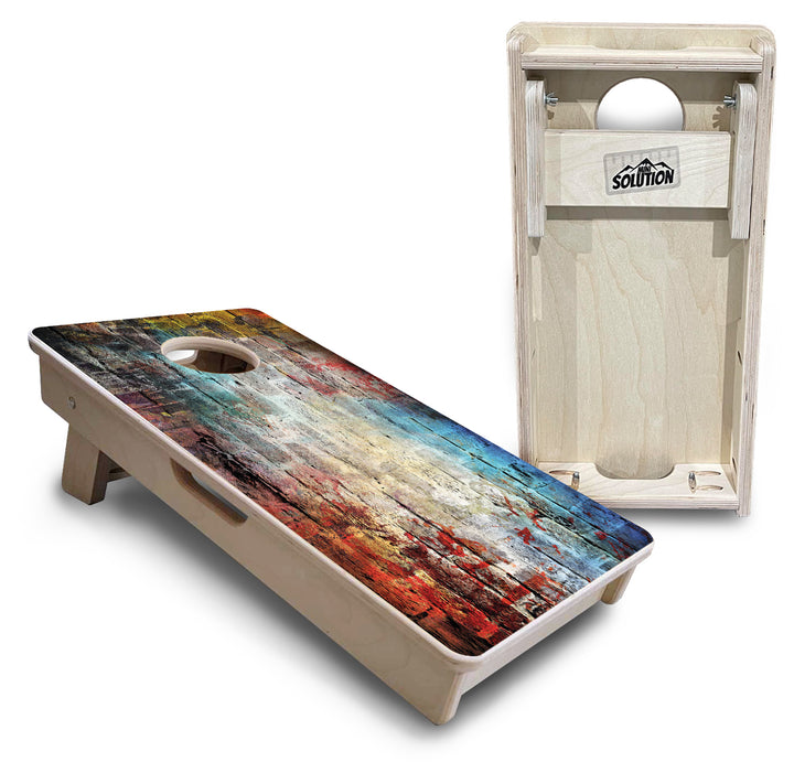 Mini Cornhole Boards - Colorful Brick