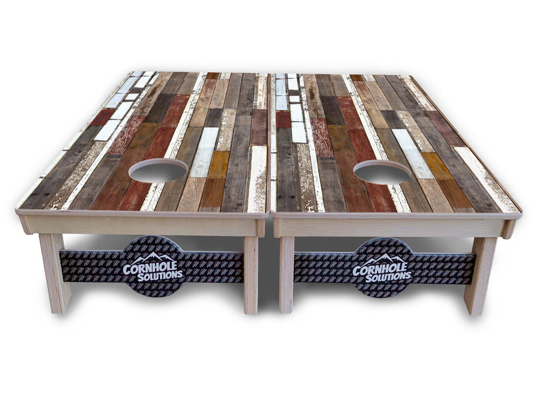 Tournament Boards - Colorful Planks - Professional Tournament 2'x4' Regulation Cornhole Set - 3/4″ Baltic Birch + UV Direct Print + UV Clear Coat