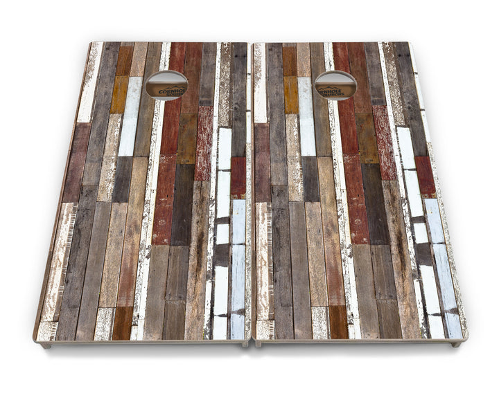 Colorful Planks Cornhole Boards - Professional Tournament Series