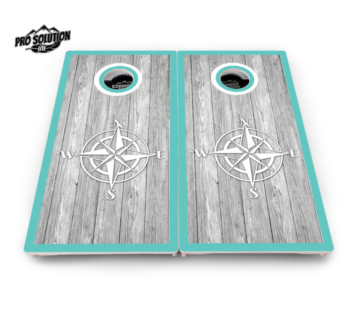 Anchor & Compass Cornhole Boards - Pro Solution Lite Series