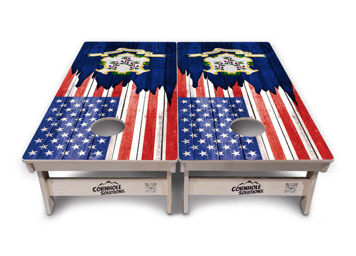 State Flags Alabama to Georgia Cornhole Boards - Professional Tournament Series