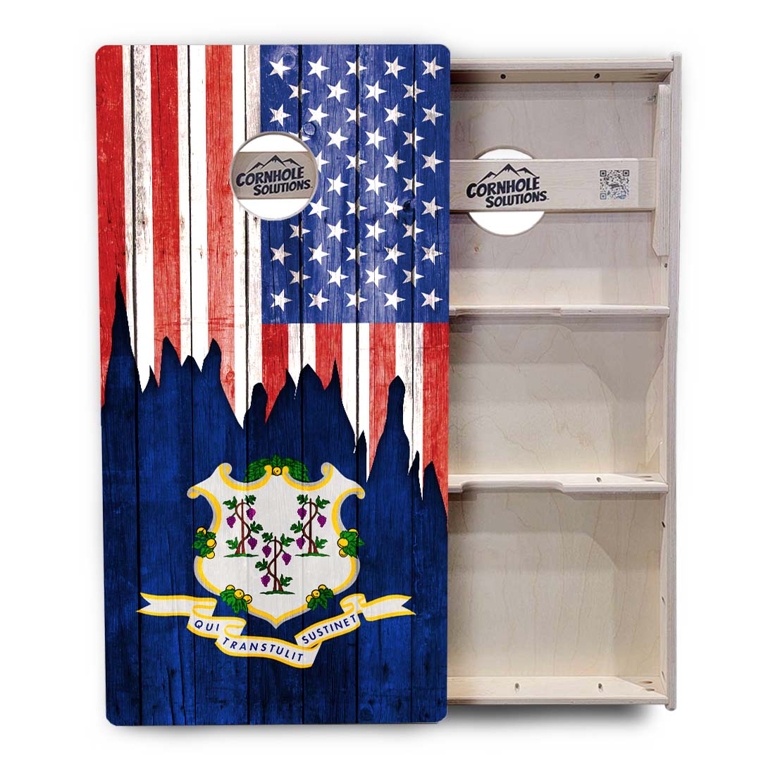 State Flags Alabama to Georgia Cornhole Boards - Professional Tournament Series