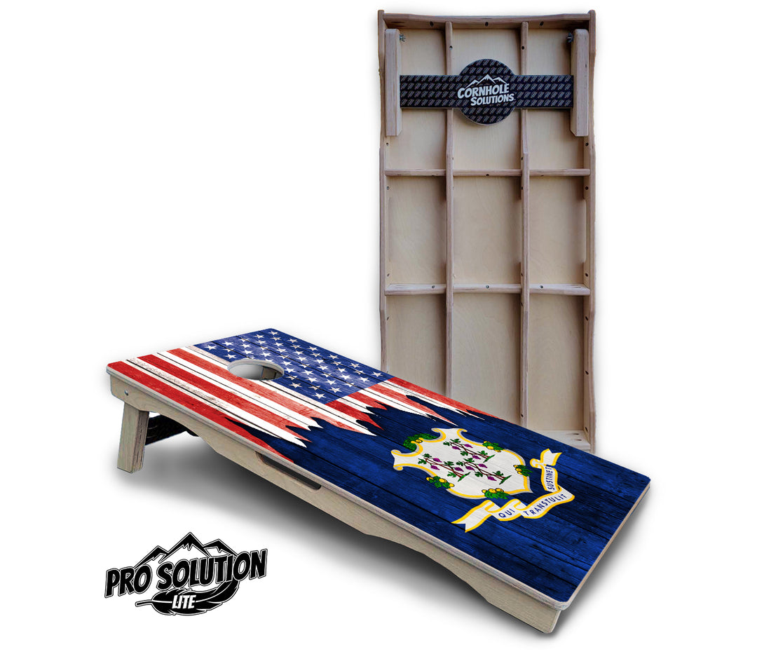 State Flag Designs Alabama to Georgia Cornhole Boards - Pro Solution Lite Series