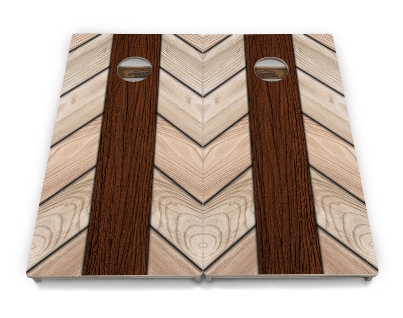 Tournament Boards - Cream Planks - Professional Tournament 2'x4' Regulation Cornhole Set - 3/4″ Baltic Birch + UV Direct Print + UV Clear Coat