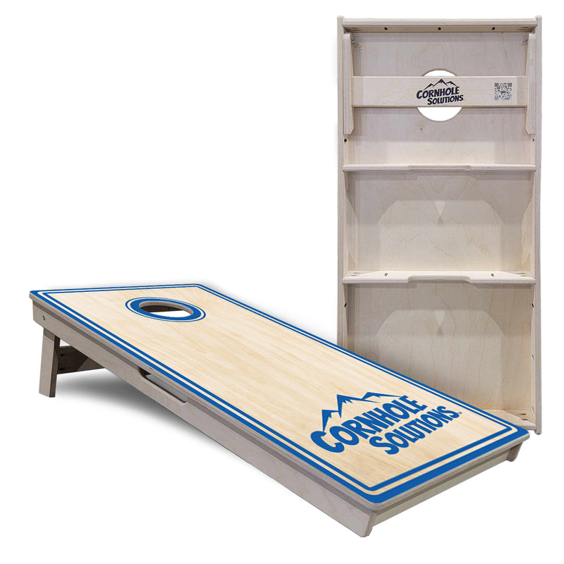 Tournament Boards - Pinstripe CS Logo Design Options - Professional Tournament 2'x4' Regulation Cornhole Set - 3/4″ Baltic Birch + UV Direct Print + UV Clear Coat