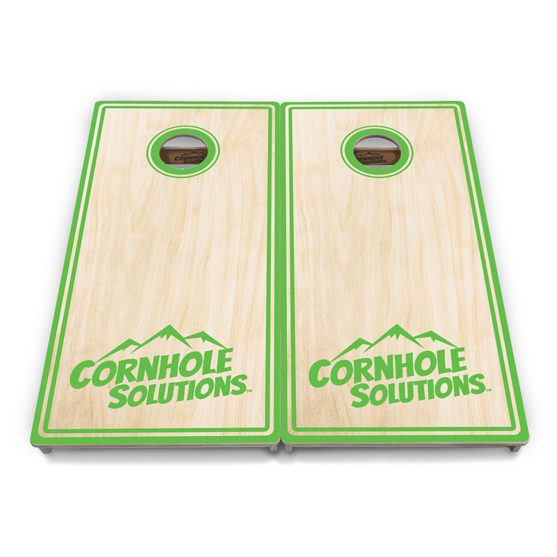 Tournament Boards - Pinstripe CS Logo Design Options - Professional Tournament 2'x4' Regulation Cornhole Set - 3/4″ Baltic Birch + UV Direct Print + UV Clear Coat