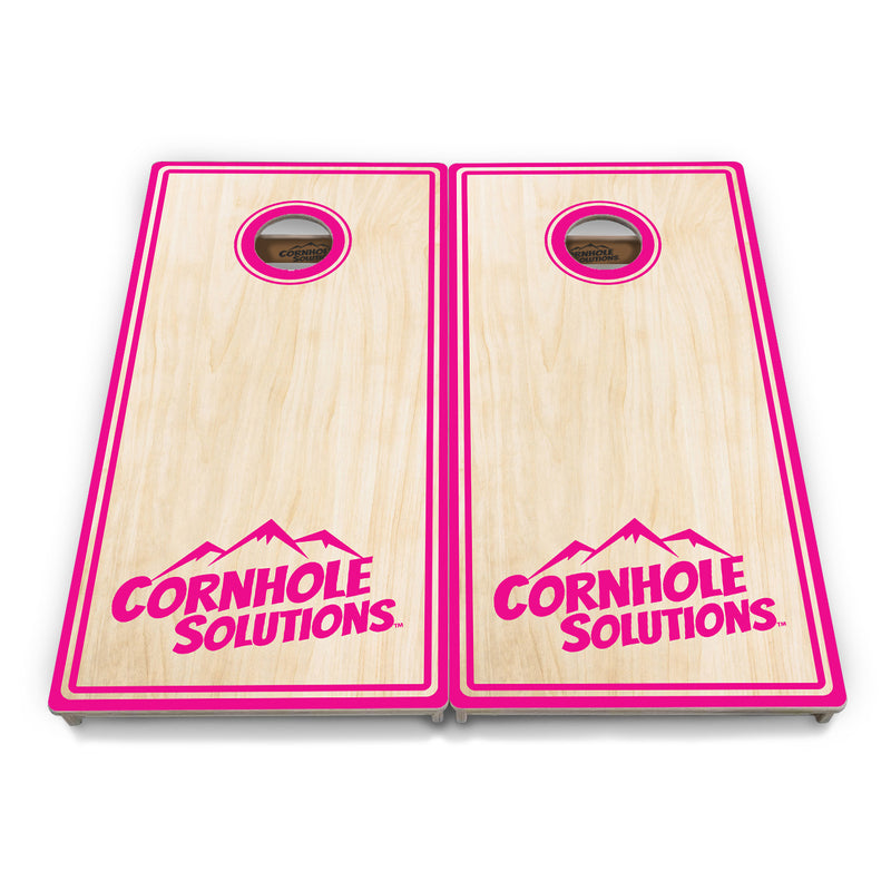 Tournament Boards - Pinstripe CS Logo Design Options - Professional Tournament 2'x4' Regulation Cornhole Set - 3/4″ Baltic Birch + UV Direct Print + UV Clear Coat