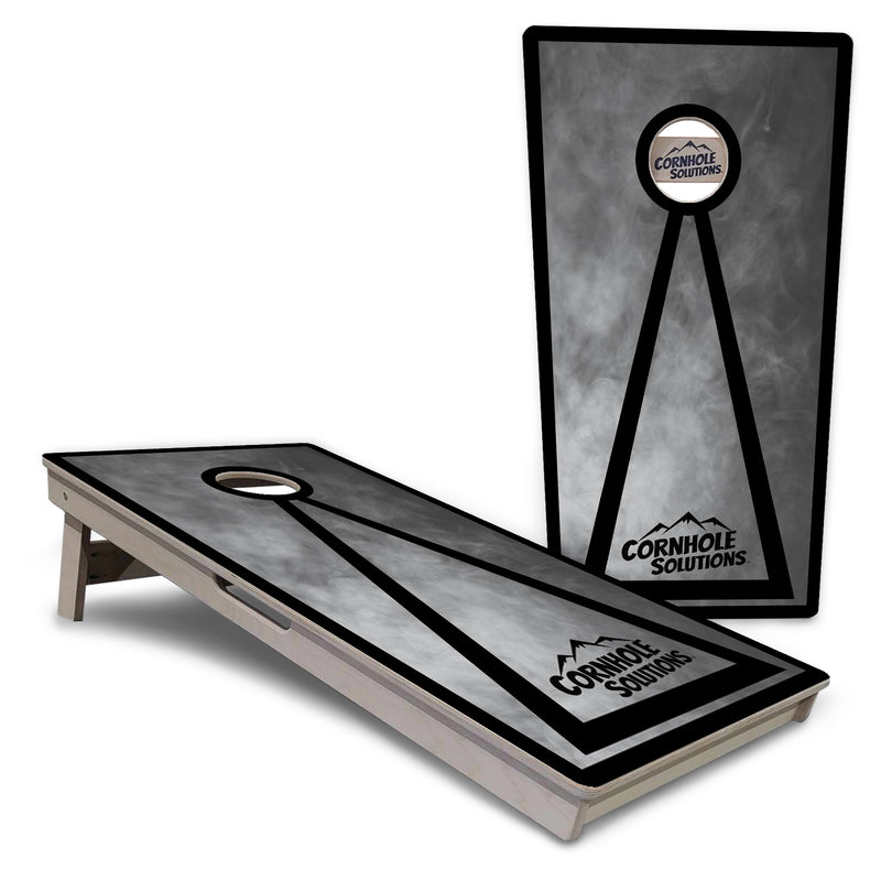 Tournament Boards - Smoke Design Options - Professional Tournament 2'x4' Regulation Cornhole Set - 3/4″ Baltic Birch + UV Direct Print + UV Clear Coat