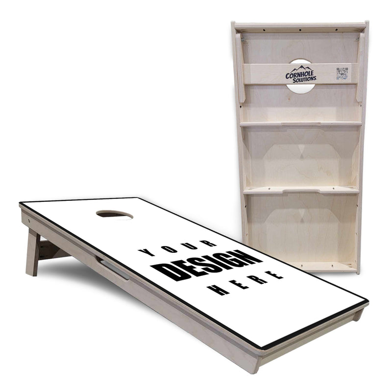 Tournament Boards - Custom Cornhole Set - Professional Tournament 2'x4' Regulation Cornhole Set - 3/4″ Baltic Birch - UV Direct Print + UV Clear Coat