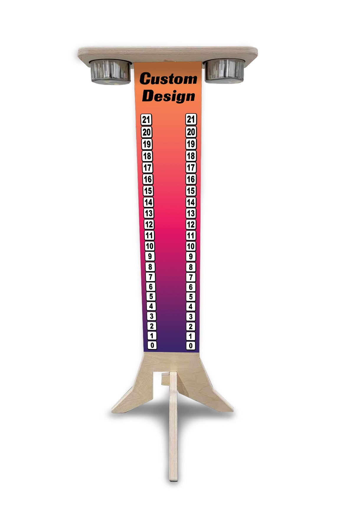 Custom Printed Scoring Stand – Dual-Sided Print | 18mm Baltic