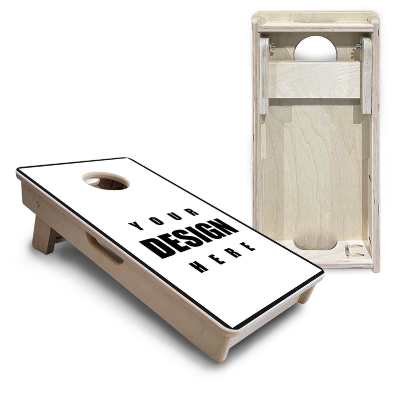 Mini Cornhole 12"x24" Boards - 4" holes - Custom (No Trademark Requests) - 3/4″ Baltic Birch