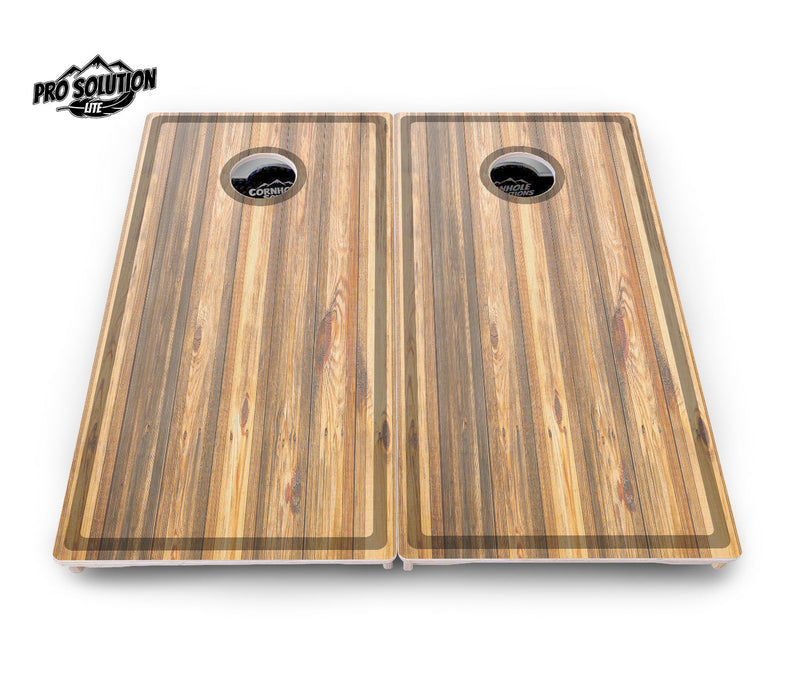 Pro Solution Elite - Cutting Board Design Options - Professional Tournament Cornhole Boards 3/4" Baltic Birch - Zero Bounce Zero Movement Vertical Interlocking Braces for Extra Weight & Stability +Double Thick Legs +Airmail Blocker