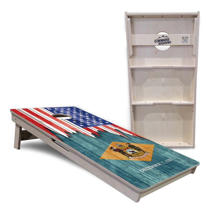 State Flags Alabama to Georgia Cornhole Boards - Professional Tournament Series