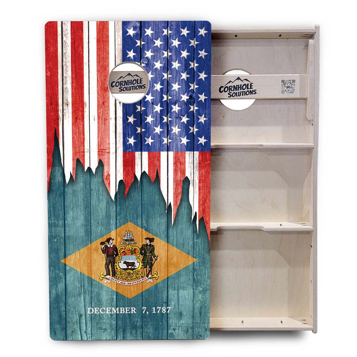 State Flags Alabama to Georgia Cornhole Boards - Professional Tournament Series