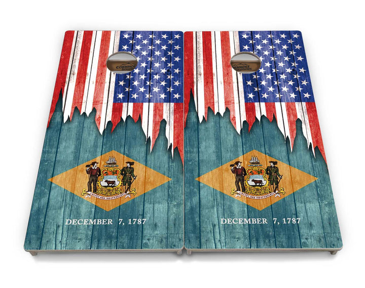 State Flags Alabama to Georgia Cornhole Boards - Professional Tournament Series