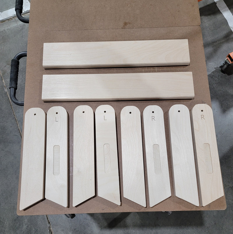 DIY Frame Kits - *Double Legs!* (4) Sets 18mm(3/4") Baltic Birch (8 frames total) - (16 sides, 16 end boards, 16 support boards, 16 legs, 8 leg braces) NO Tops! - Free Shipping!