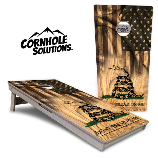 Tournament Boards - DTOM 3 - Professional Tournament 2'x4' Regulation Cornhole Set - 3/4″ Baltic Birch + UV Direct Print + UV Clear Coat