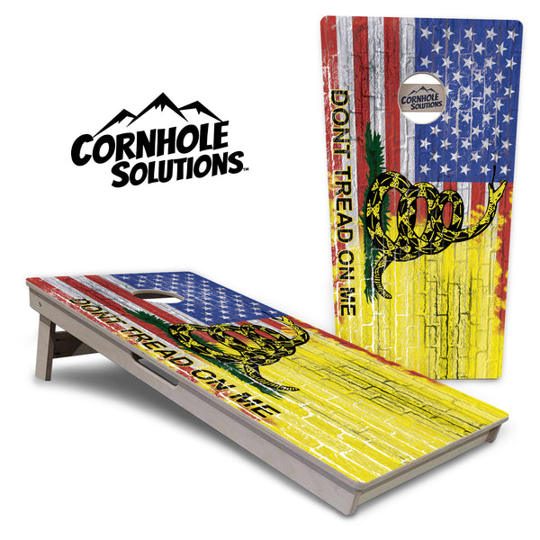 Tournament Boards - DTOM 2 - Professional Tournament 2'x4' Regulation Cornhole Set - 3/4″ Baltic Birch + UV Direct Print + UV Clear Coat