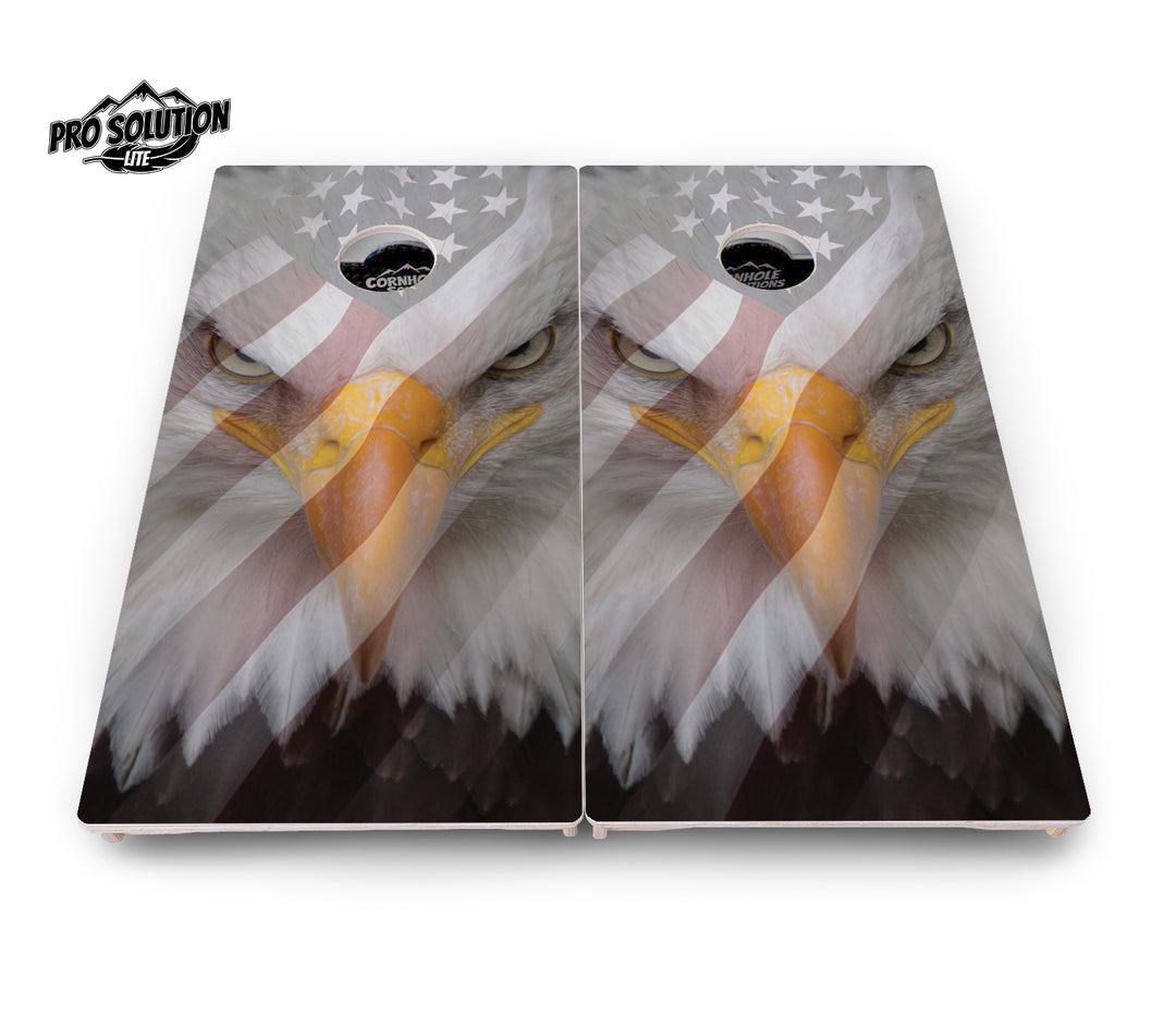 Freedom Eagle Cornhole Boards - Pro Solution Lite Series
