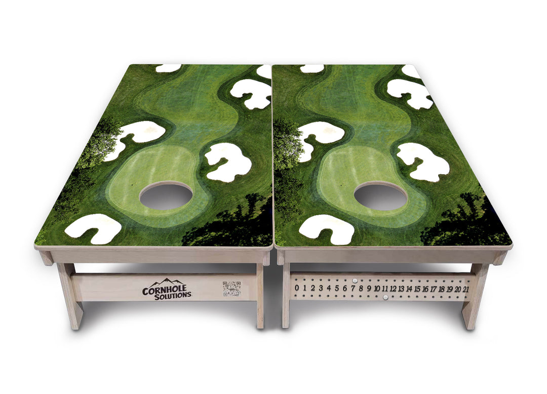 Golf Course Cornhole Boards - Professional Tournament Series