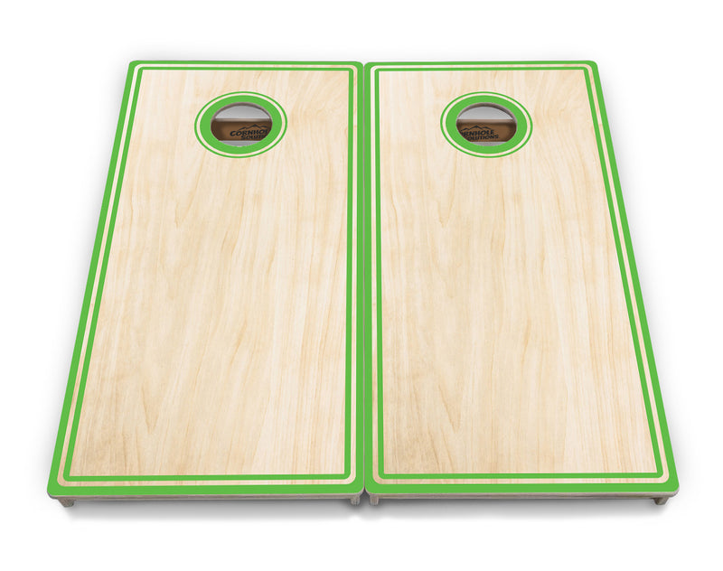 Tournament Boards - Pinstripe Design Options - Professional Tournament 2'x4' Regulation Cornhole Set - 3/4″ Baltic Birch + UV Direct Print + UV Clear Coat