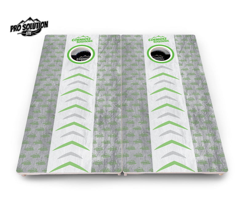 Pro Solution Elite - Runway Design - Professional Tournament Cornhole Boards 3/4" Baltic Birch - Zero Bounce Zero Movement Vertical Interlocking Braces for Extra Weight & Stability +Double Thick Legs +Airmail Blocker