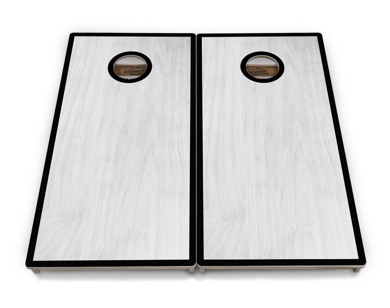 Tournament Boards - Grey Wash Design Options - Professional Tournament 2'x4' Regulation Cornhole Set - 3/4″ Baltic Birch + UV Direct Print + UV Clear Coat