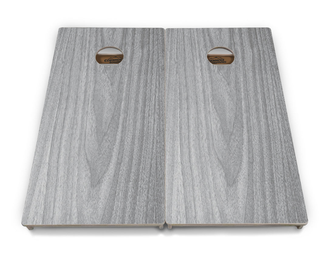 Light Grey Wood Cornhole Boards - Professional Tournament Series