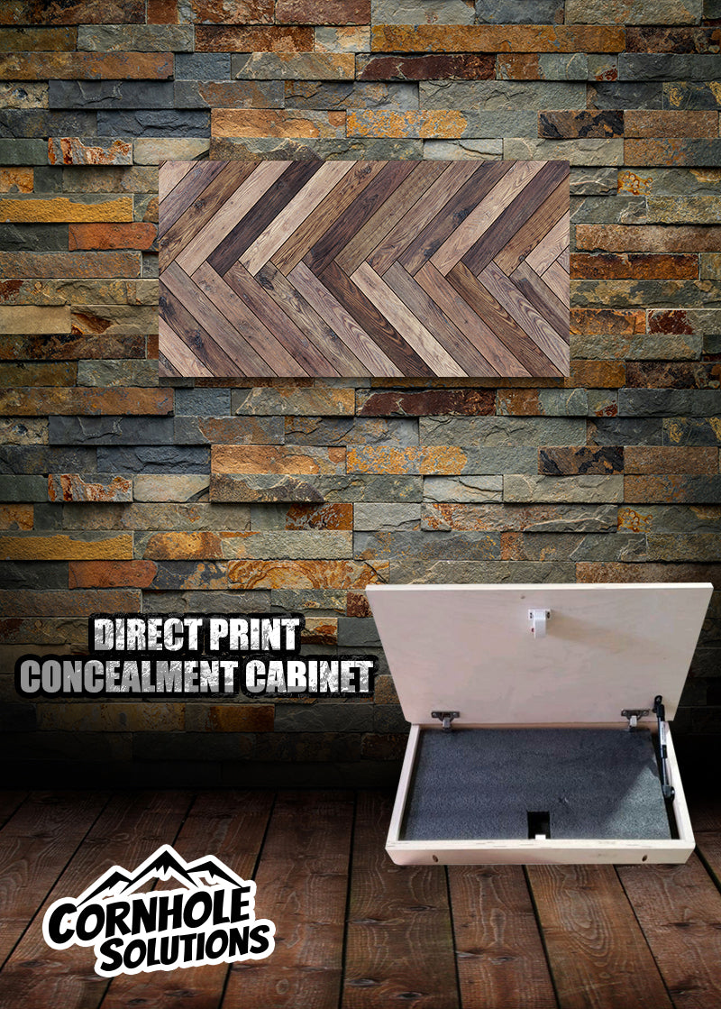 Concealment Cabinets - Small - Custom Printed - UV Direct Printed - High Quality Material 3/4" thick! Approx: 13"x25" Plain Edges