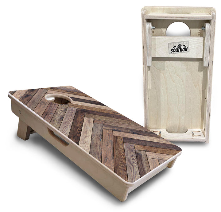 Mini Cornhole Boards - Herringbone