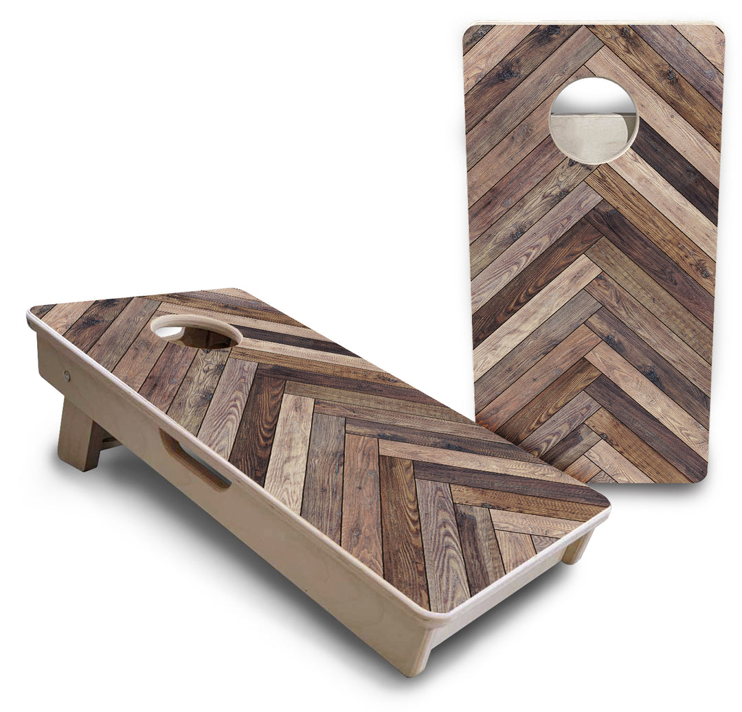 Mini Cornhole Boards - Herringbone