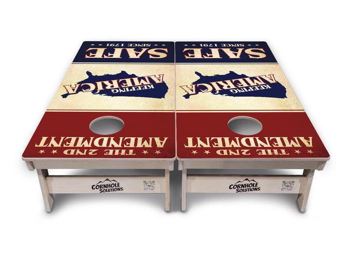 2nd Amendment Flyer Cornhole Boards - Professional Tournament Series
