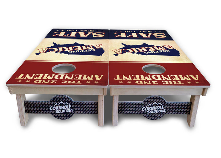 2nd Amendment Flyer Cornhole Boards - Professional Tournament Series