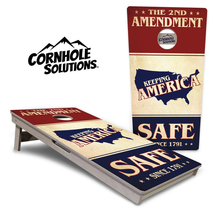 2nd Amendment Flyer Cornhole Boards - Professional Tournament Series