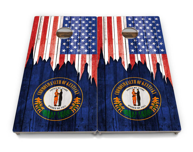 Tournament Boards - State Flag Designs Hawaii to Maryland - Professional Tournament 2'x4' Regulation Cornhole Set - 3/4″ Baltic Birch + UV Direct Print + UV Clear Coat