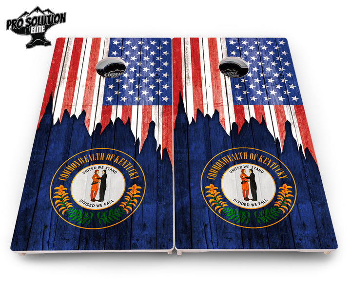 State Flag Designs Hawaii to Maryland Cornhole Boards - Pro Solution Elite Series