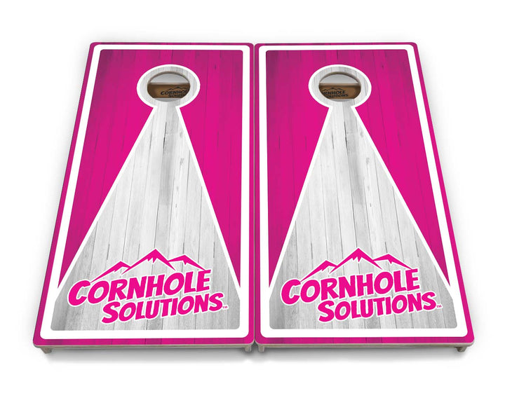 Keyhole CS Logo Cornhole Boards - Professional Tournament Series