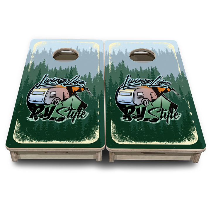 Mini Cornhole Boards - Living Life RV Style