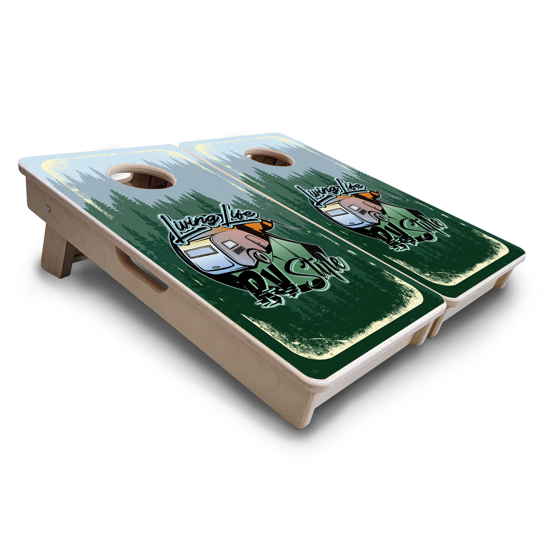 Mini Cornhole Boards - Living Life RV Style