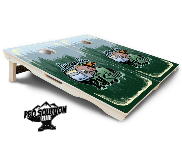 Living Life RV Style Cornhole Boards - Pro Solution Elite Series