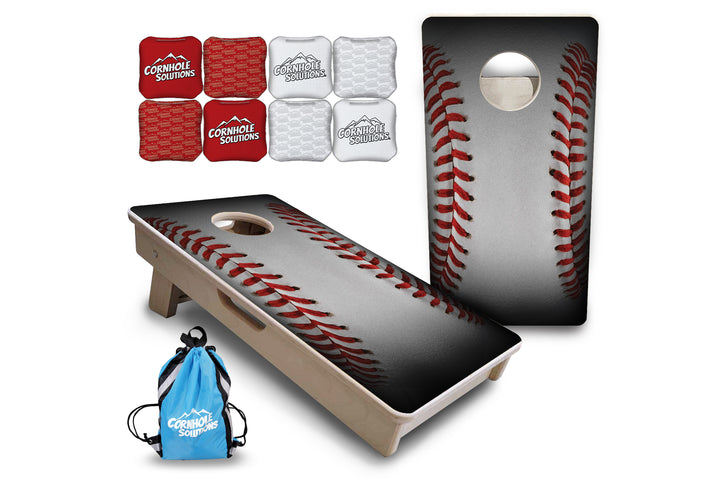 Mini Cornhole Boards - Baseball Design